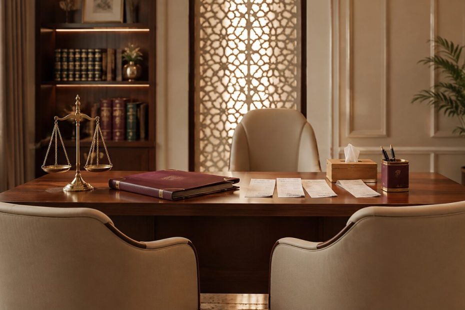ميزان عدالة وملف أسرة يرمزان إلى دعوى فسخ الزواج لعدم النفقة في السعودية
