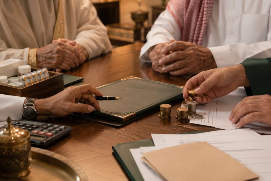 نفقة الوالدين المعسرين وتوزيعها بين الأبناء في السعودية